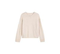 Marc O'Polo Damen Strickpullover aus Wollmix, stein, Gr. M