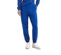 Marc O'Polo Damen Sweathose aus Bio-Baumwolle mit Gummizugbund, Blau (Shiny Blue), XXL