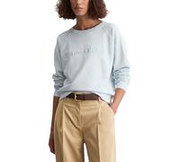 Marc OߴPolo Damen Sweatshirt aus Bio-Baumwolle mit Logo-Stickerei, Blau (Calm Blue), XL