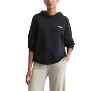 Marc O'Polo Damen Sweatshirt mit Stretch-Anteil mit Kapuze, Blau (Deep Night Blue), XXS