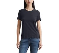 Marc O'Polo Damen T-Shirt aus Bio-Baumwolle – Regular Fit – Blau (Manic Midnight) – L