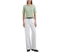 Marc O'Polo Damen T-Shirt aus Bio-Baumwolle Regular Fit, Grün (Dusty Mint), XXL