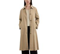 Marc O'Polo Damen Trenchcoat mit Kentkragen Relaxed Fit, Beige (Summer Sand), 40
