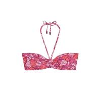 Marc O'Polo Damen Triangel-Bikini-Top Abstract Leaf raspberrycoulisleafprint - Größe L