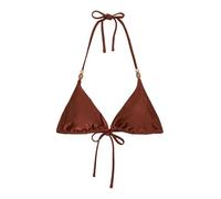 Marc O'Polo Damen Triangel-Bikini-Top Breezy Leaf Cappuccino - Größe S