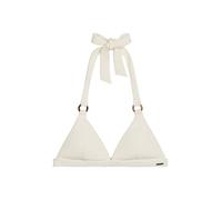 Marc O'Polo Damen Triangel-Bikini-Top Firecracker Floral whitecotton - Größe L