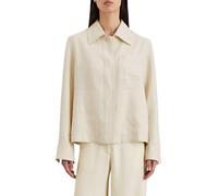 Marc O'Polo Damen Übergangsjacke mit Kentkragen Overshirt