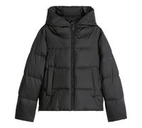 Marc O'Polo Damen Winterjacke - Woven Outdoor Jacket, Puffer Jacket, Daunenjacke, gesteppt mit Kapuze Schwarz / XS XS Schwarz