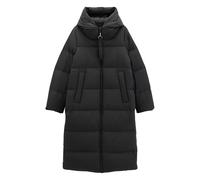 Marc O'Polo Damen Wintermantel - Woven Outdoor Coat, Puffer Coat, Daunenmantel, gesteppt mit Kapuze Schwarz / M M Schwarz