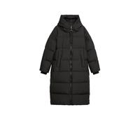 Daunenmantel MARC O'POLO, Damen, Gr. 34, schwarz, Web, Obermaterial: 100% Polyester. Futter: 100% Polyamid. Füllung: 80% Daunen, 20% Federn, modisch, regular fit lang, Langarm elastischer Bund, Mäntel