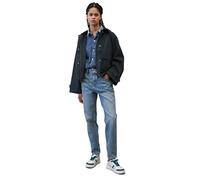 Marc O'Polo Denim Damen 342116370303 Short Cotton Jacket mit Detachable, 890-navy teal, XS