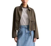 Outdoorjacke MARC O'POLO DENIM "aus Organic-Cotton-Lyocell-Stretch", Damen, Gr. L, hazelnut braun, Obermaterial: 81% Baumwolle, 18% Lyocell, 1% Elasthan, unifarben, regular fit, Manschette, Jacken Out