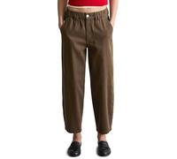 Chinohose MARC O'POLO DENIM "aus Organic-Cotton-Lyocell-Twill", Damen, Gr. L, Normalgrößen, hazelnut braun, Twill, Obermaterial: 81% Baumwolle, 18% Lyocell, 1% Elasthan; Futter: 100% Baumwolle, unifar