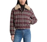 Marc OߴPolo Denim Damen Blouson mit abnehmbarem Teddykragen kariert | mit abnehmbarem Teddykragen, kariert