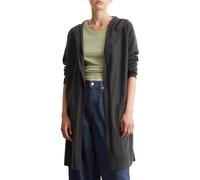 Marc O'Polo Denim Damen Cardigan mit Kapuze lang, Grau (Dark Grey Melange 01), XS