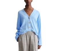 Marc OߴPolo Denim Damen Cardigan mit V-Ausschnitt Relaxed Fit, Blau (Light Blue Melange 02), L