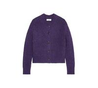 Marc O'Polo Denim Damen Cardigan Strickjacke aus Woll-Mix, Lila (Medium Purple Melange 01), XXL