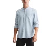 Marc O'Polo Denim Damen Freizeithemd aus Bio-Baumwolle Regular Fit, Blau (Medium Blue Multi 02), S