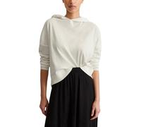 Marc O'Polo Denim Damen Hoodie mit Stretch-Anteil Relaxed Fit, Weiß (Silky White), M