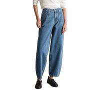 Marc OߴPolo Denim Damen Jeanshose Cropped Barrel-Jeans, Blau (Medium Blue Multi 51), W31/L32