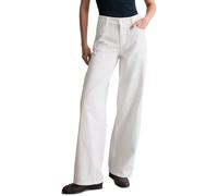 Marc OߴPolo Denim Damen Jeanshose Mid Waist Wide Fit, Weiß (White Multi 04), W28/L32