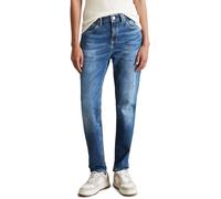 Boyfriend-Jeans MARC O'POLO DENIM "Freja" Gr. 26, Länge 30, blau (mid blue) Damen Jeans Weite in heller Waschung (66319645-26)