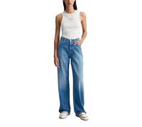 Marc OߴPolo Denim Damen Jeanshose mit Stretch-Anteil Wide Leg, Blau (Medium Blue Multi 40), W26/L30