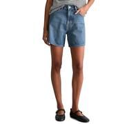 Marc OߴPolo Denim Damen Jeansshorts aus Bio-Baumwolle Relaxed Fit, Blau (Medium Blue Multi 51), 32