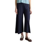 Culotte MARC O'POLO DENIM, Damen, Gr. M, N-Gr, blau depths, Jersey, Obermaterial: 97% Viskose, 3% Elasthan, weit 7/8-Länge, Hosen Culotte, Weite Jerseyhose aus LENZING™ ECOVERO™ (12613614-M) blau dept