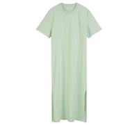 Marc O'Polo Denim Damen Jerseykleid mit Seitenschlitzen Relaxed Fit, Grün (Mint Mist), M
