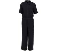 Marc O'Polo Denim Damen Jumpsuit aus Lyocell Relaxed Fit, schwarz, Gr. XL