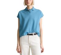 Poloshirt MARC O'POLO DENIM "aus Organic Cotton", Damen, Gr. L, blau dawn, Obermaterial: 100% Baumwolle, unifarben, Shirts (33061733-L) blau dawn