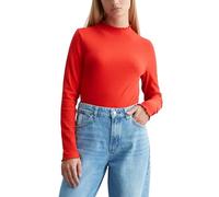 Marc O'Polo Denim Longsleeve in Ripp-Optik in Rot, Größe XL