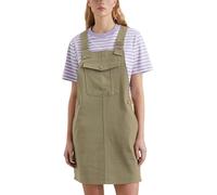 Marc O'Polo Denim Damen Latzkleid mit Stretch-Anteil A-Shape, Grün (Dusky Green), S