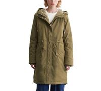Marc O'Polo Denim Damen Parka mit Kapuze Relaxed Fit, Grün (Dark Earth), XS