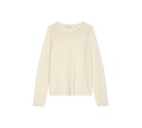 Marc O'Polo Denim Damen Pullover aus Bio-Baumwolle mit Rundhalsausschnitt, Beige (Chalky Sand), XS