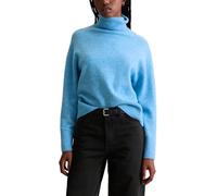Marc O'Polo Denim Regular Fit Rollkragenpullover aus Schurwoll-Mix in Hellblau, Größe M