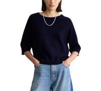 Marc OߴPolo Denim Damen Pullover mit Rundhalsausschnitt Relaxed Fit, Blau (Blue Depths), XS
