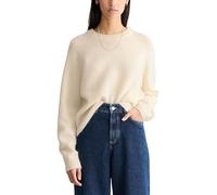 Strickpullover MARC O'POLO DENIM "aus kuscheligem Alpakawolle-Mix", Damen, Gr. L, beige (weiß blush), Obermaterial: 42% Polyamid, 28% Wolle, 28% Alpaka, 2% Elasthan, unifarben, Rundhals, Pullover Stri