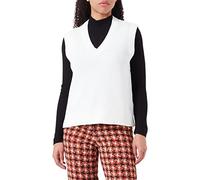 Marc O'Polo Denim Damen Pullunder aus Bio-Baumwolle ärmellos, Weiß (Scandinavian White), XS