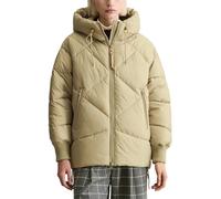 Daunenmantel MARC O'POLO DENIM "aus recyceltem Polyester", Damen, Gr. L, artichoke leaf, Obermaterial: 100% Polyester; Füllung: 100% Nicht verfügbar; Futter: 100% Nicht verfügbar, unifarben, casual, r