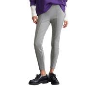 Marc O'Polo Denim Damen Stoffhose mit Stretch-Anteil Slim Fit, Grau (Dark Shadow Melange), XL