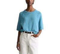 Marc OߴPolo Denim Damen Strickpullover aus Baumwolle Kurzarm, Blau (Blue Dawn), XXL