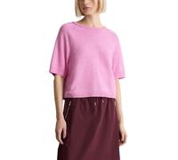 Strickpullover MARC O'POLO DENIM "aus Cotton Slub Garn", Damen, Gr. S, pale bubblegum, Obermaterial: 100% Baumwolle, unifarben, Rundhals, Pullover Strickpullover (13641343-S) pale bubblegum