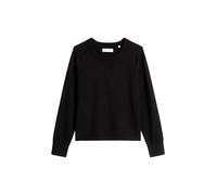 Marc OߴPolo Denim Damen Strickpullover mit Rundhalsausschnitt Basic, Schwarz (Black), L