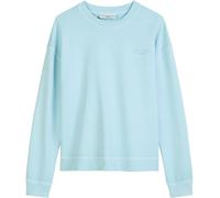 Marc OߴPolo Denim Damen Sweatshirt aus Bio-Baumwolle mit Logo-Print, Blau (Dawn Sky), L