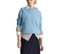 Marc OߴPolo Denim Damen Sweatshirt aus Bio-Baumwolle mit Raglanärmeln, Blau (Blue Dawn), XS