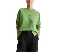 Marc OߴPolo Denim Damen Sweatshirt aus Bio-Baumwolle mit Raglanärmeln, Grün (Herbal Garden), XS