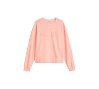 Sweatshirt MARC O'POLO DENIM, Damen, Gr. M, rose powder, Sweatware, Obermaterial: 100% Baumwolle, unifarben, casual, relaxed fit normal, Rundhals, Langarm Rippbündchen, Sweatshirts, Rundhalsausschnitt