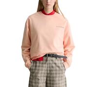 Marc OߴPolo Denim Damen Sweatshirt mit Rückenprint Oversized Fit, Orange (Peony Pink), L